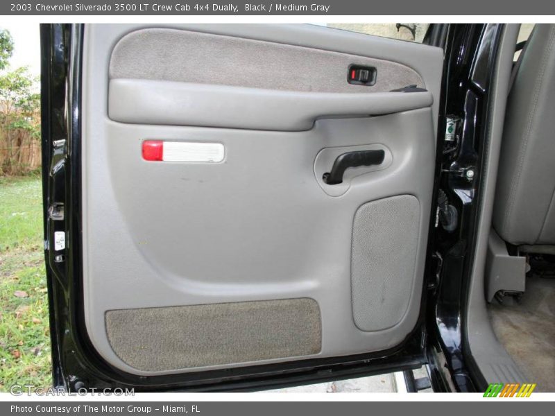 Black / Medium Gray 2003 Chevrolet Silverado 3500 LT Crew Cab 4x4 Dually