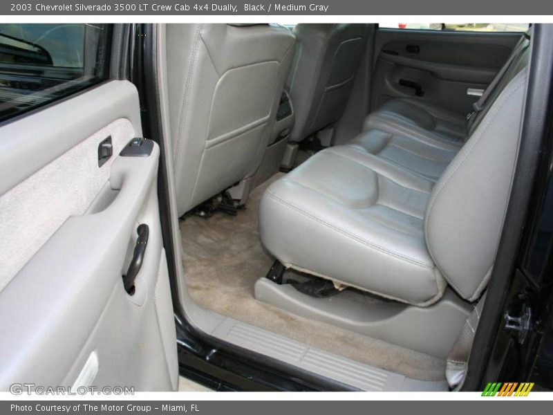 Black / Medium Gray 2003 Chevrolet Silverado 3500 LT Crew Cab 4x4 Dually