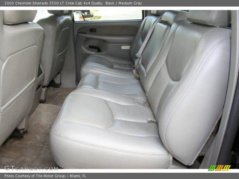 Black / Medium Gray 2003 Chevrolet Silverado 3500 LT Crew Cab 4x4 Dually