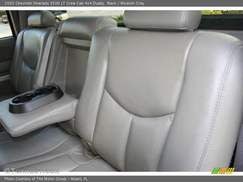 Black / Medium Gray 2003 Chevrolet Silverado 3500 LT Crew Cab 4x4 Dually