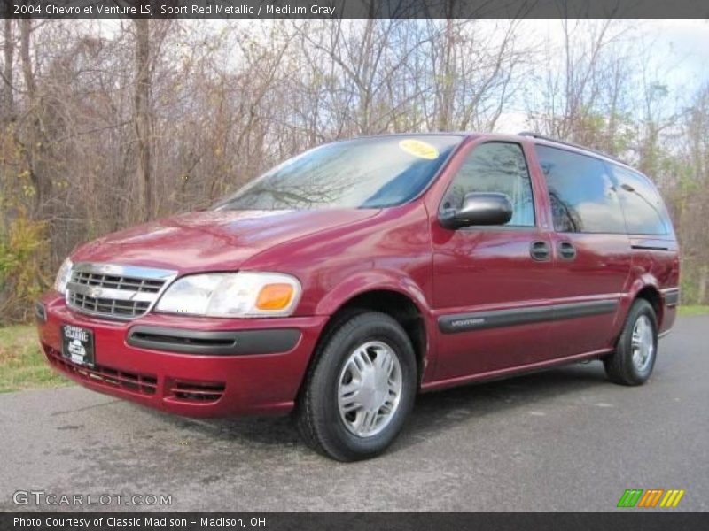 Sport Red Metallic / Medium Gray 2004 Chevrolet Venture LS
