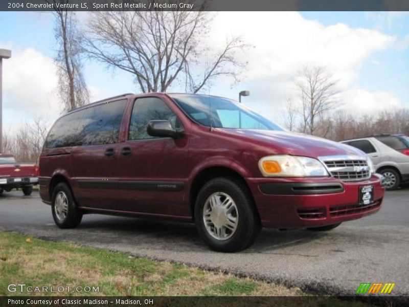 Sport Red Metallic / Medium Gray 2004 Chevrolet Venture LS