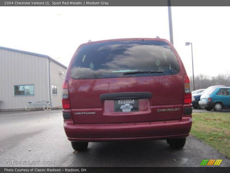 Sport Red Metallic / Medium Gray 2004 Chevrolet Venture LS