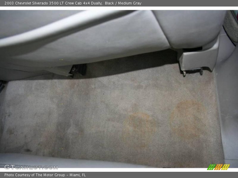 Black / Medium Gray 2003 Chevrolet Silverado 3500 LT Crew Cab 4x4 Dually