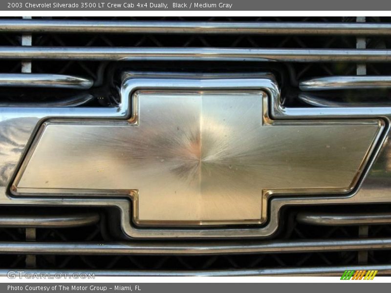 Black / Medium Gray 2003 Chevrolet Silverado 3500 LT Crew Cab 4x4 Dually