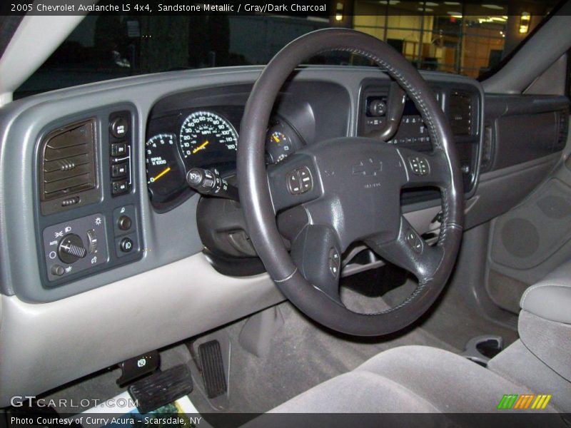 Sandstone Metallic / Gray/Dark Charcoal 2005 Chevrolet Avalanche LS 4x4