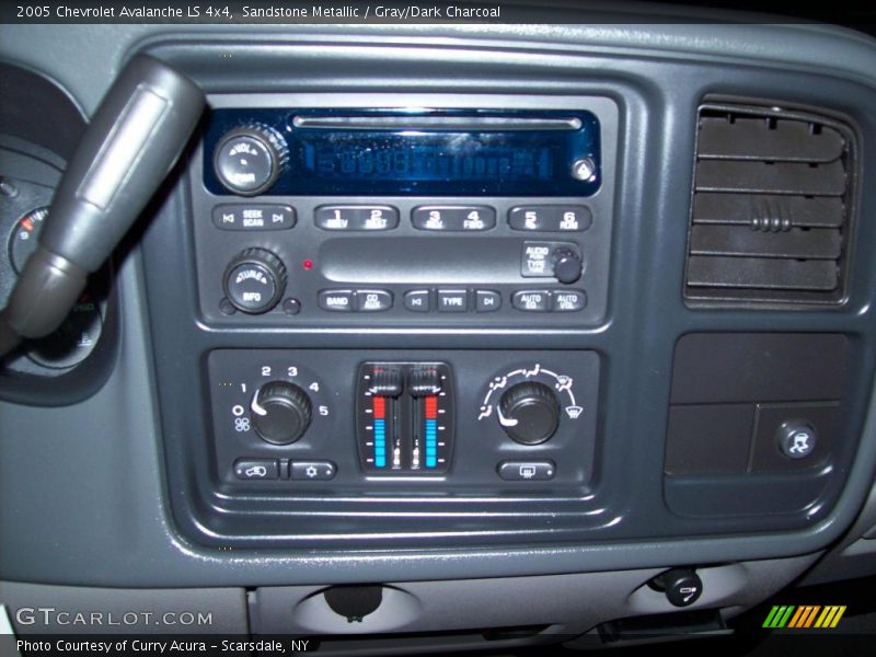 Sandstone Metallic / Gray/Dark Charcoal 2005 Chevrolet Avalanche LS 4x4