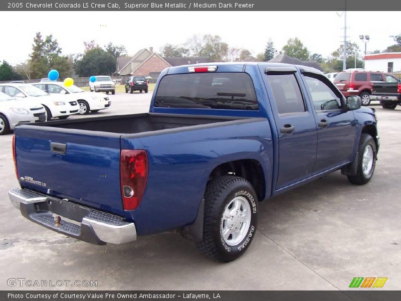 Superior Blue Metallic / Medium Dark Pewter 2005 Chevrolet Colorado LS Crew Cab