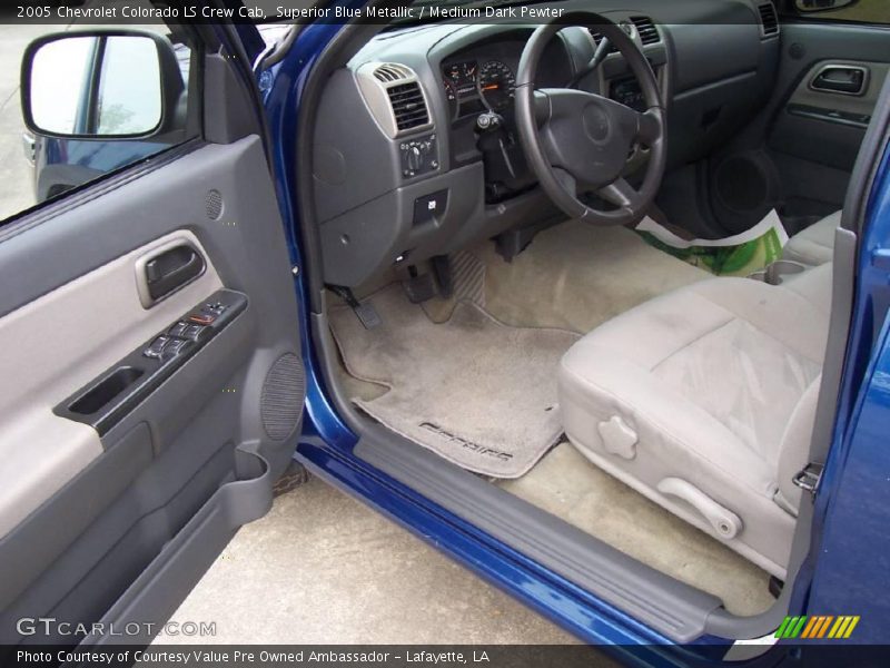 Superior Blue Metallic / Medium Dark Pewter 2005 Chevrolet Colorado LS Crew Cab