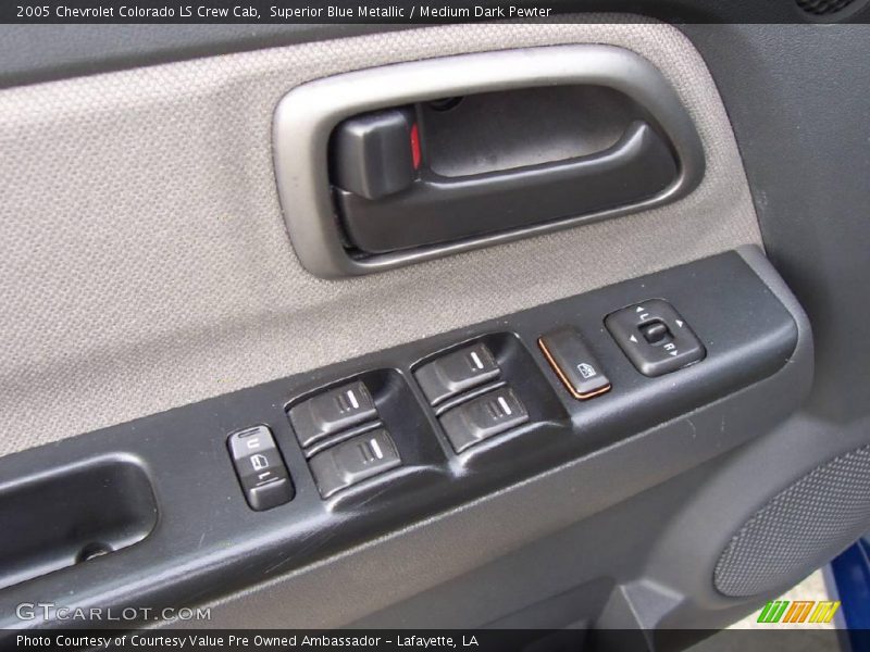Superior Blue Metallic / Medium Dark Pewter 2005 Chevrolet Colorado LS Crew Cab