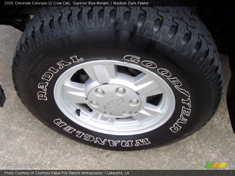 Superior Blue Metallic / Medium Dark Pewter 2005 Chevrolet Colorado LS Crew Cab