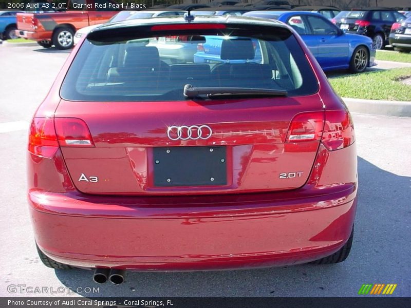 Garnet Red Pearl / Black 2006 Audi A3 2.0T