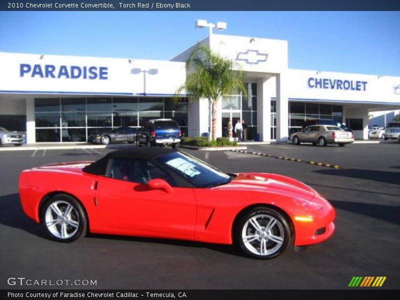 Torch Red / Ebony Black 2010 Chevrolet Corvette Convertible