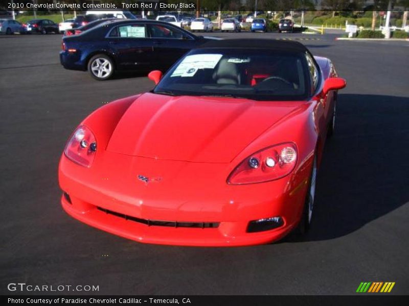 Torch Red / Ebony Black 2010 Chevrolet Corvette Convertible