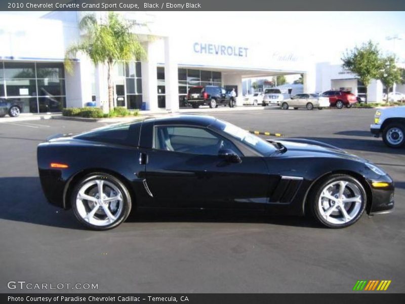 Black / Ebony Black 2010 Chevrolet Corvette Grand Sport Coupe