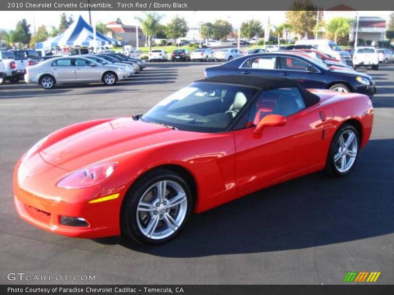 Torch Red / Ebony Black 2010 Chevrolet Corvette Convertible