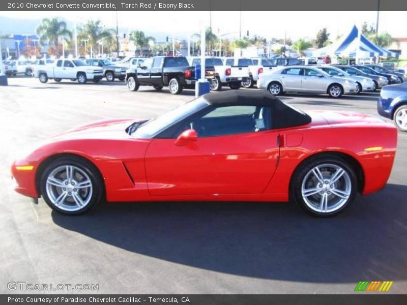 Torch Red / Ebony Black 2010 Chevrolet Corvette Convertible