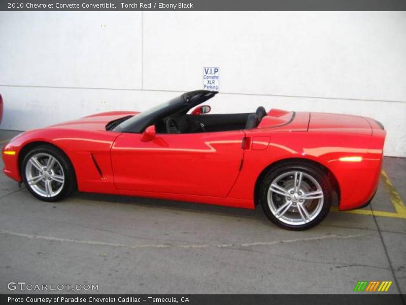 Torch Red / Ebony Black 2010 Chevrolet Corvette Convertible