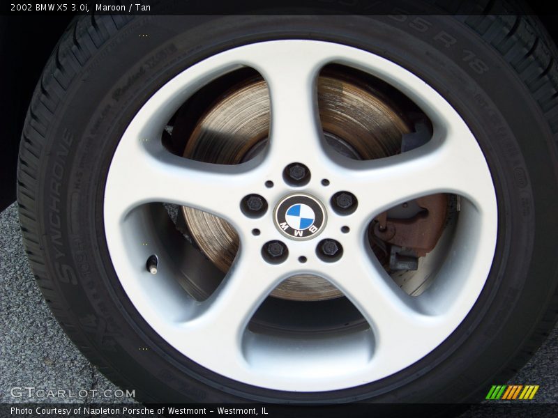 Maroon / Tan 2002 BMW X5 3.0i