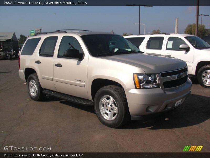 Silver Birch Metallic / Ebony 2008 Chevrolet Tahoe LS
