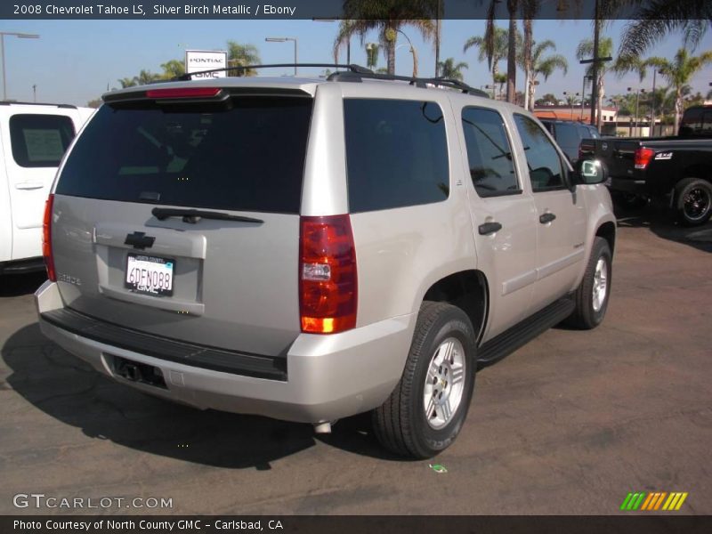 Silver Birch Metallic / Ebony 2008 Chevrolet Tahoe LS