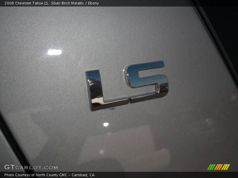Silver Birch Metallic / Ebony 2008 Chevrolet Tahoe LS