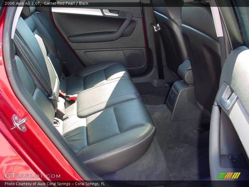 Garnet Red Pearl / Black 2006 Audi A3 2.0T