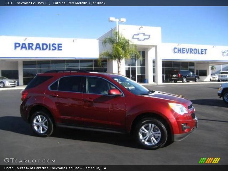 Cardinal Red Metallic / Jet Black 2010 Chevrolet Equinox LT