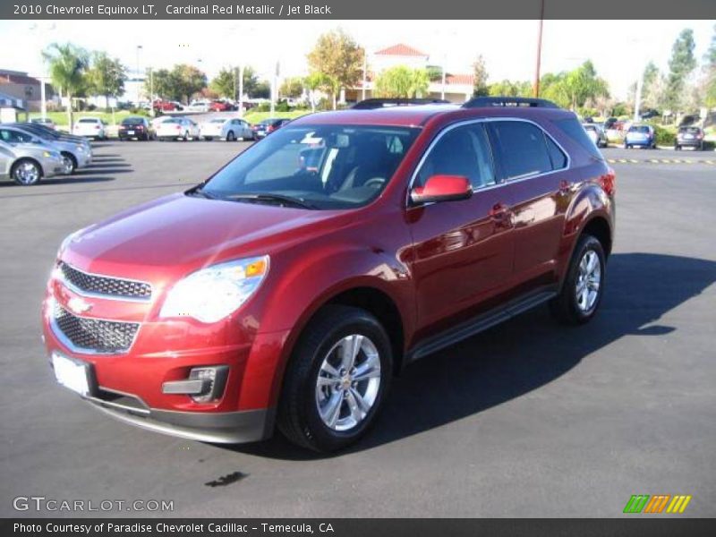 Cardinal Red Metallic / Jet Black 2010 Chevrolet Equinox LT