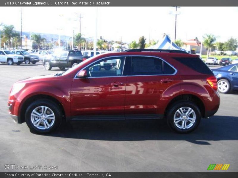 Cardinal Red Metallic / Jet Black 2010 Chevrolet Equinox LT