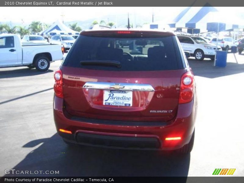 Cardinal Red Metallic / Jet Black 2010 Chevrolet Equinox LT