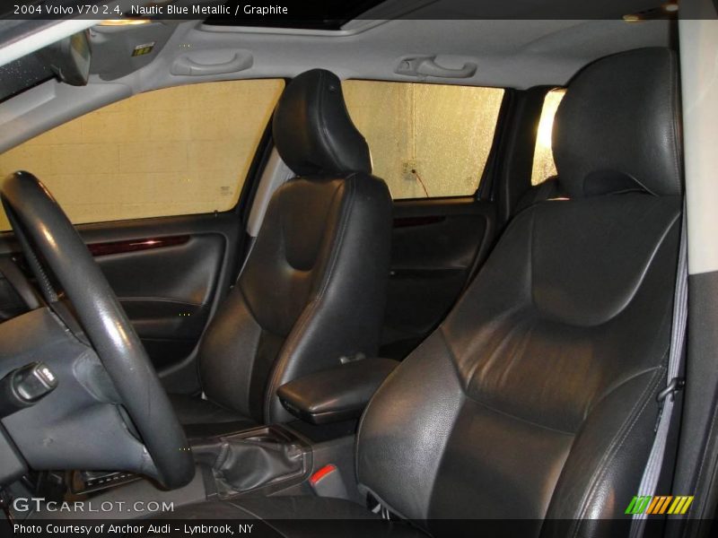 Nautic Blue Metallic / Graphite 2004 Volvo V70 2.4