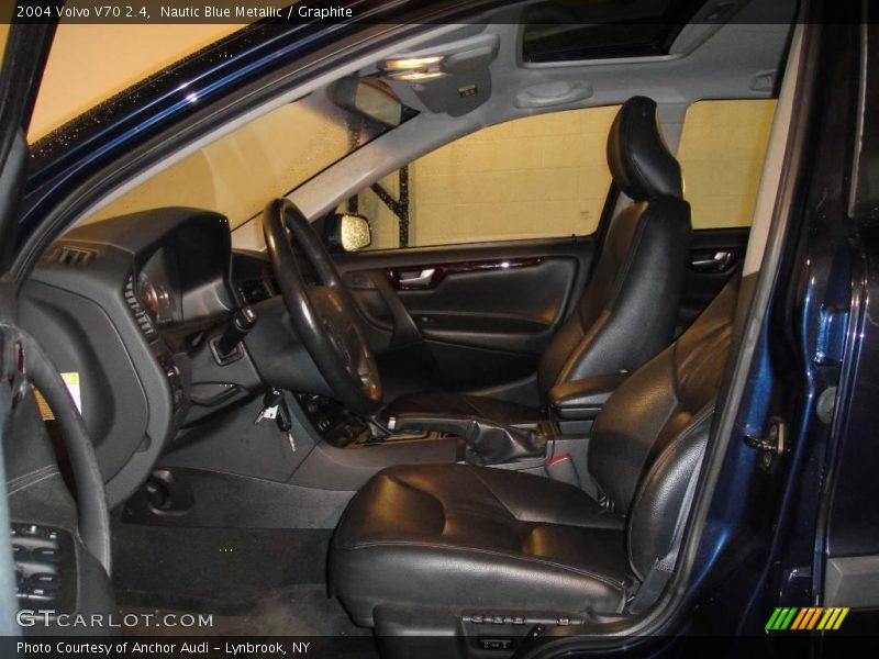 Nautic Blue Metallic / Graphite 2004 Volvo V70 2.4