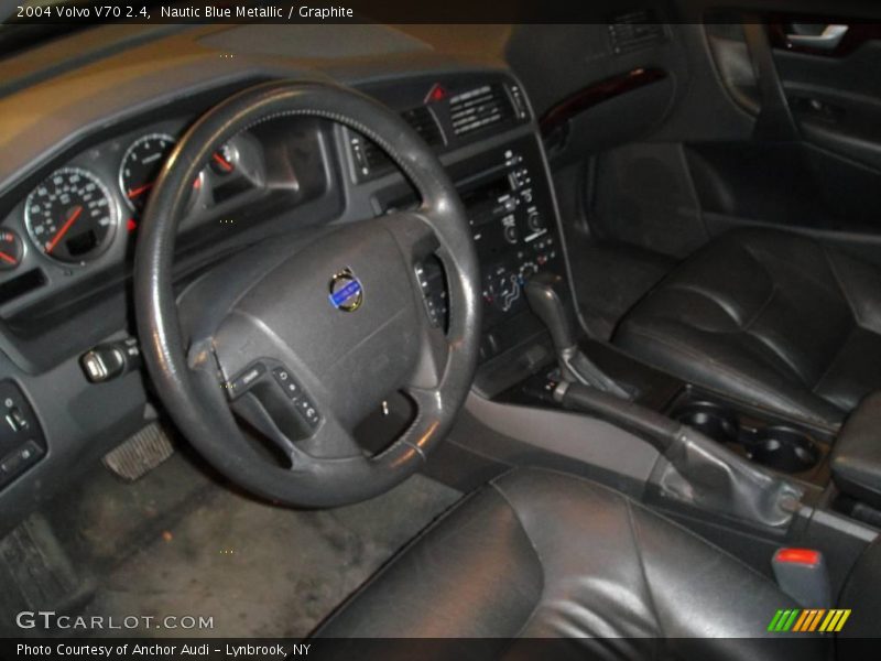 Nautic Blue Metallic / Graphite 2004 Volvo V70 2.4