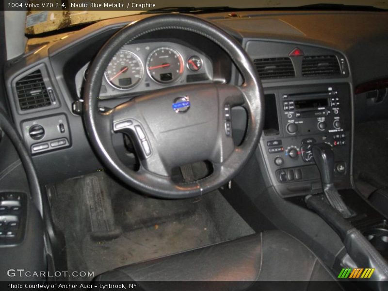 Nautic Blue Metallic / Graphite 2004 Volvo V70 2.4