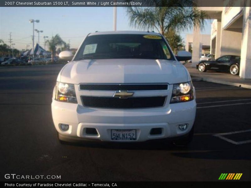 Summit White / Light Cashmere/Ebony 2007 Chevrolet Suburban 1500 LT