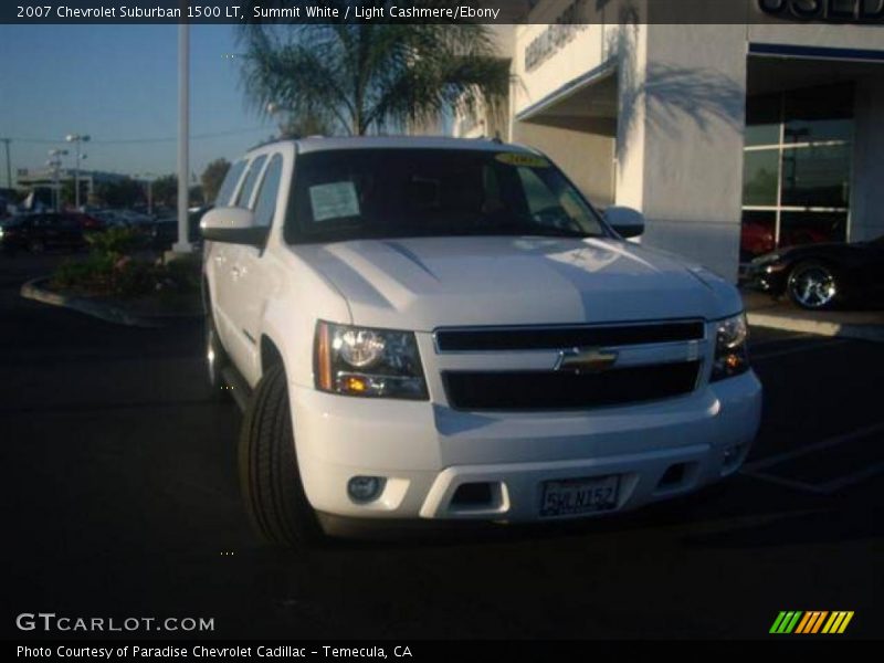 Summit White / Light Cashmere/Ebony 2007 Chevrolet Suburban 1500 LT
