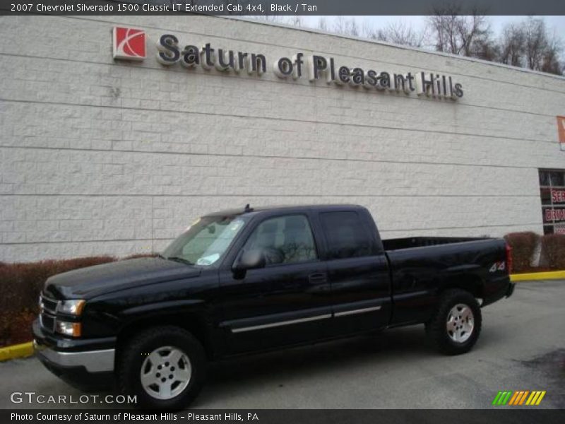 Black / Tan 2007 Chevrolet Silverado 1500 Classic LT Extended Cab 4x4