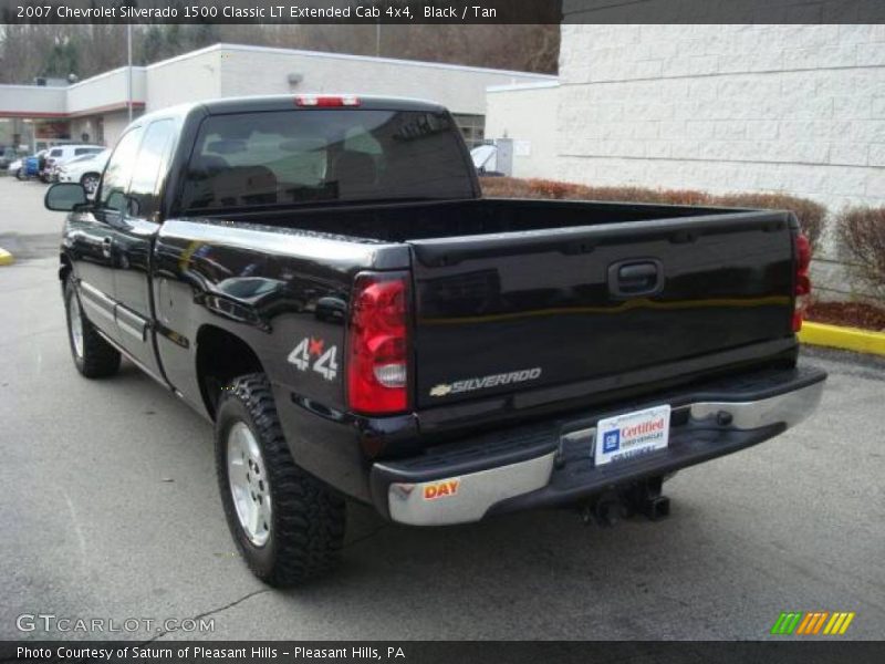 Black / Tan 2007 Chevrolet Silverado 1500 Classic LT Extended Cab 4x4