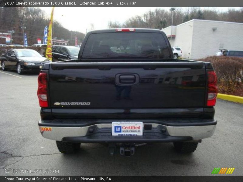 Black / Tan 2007 Chevrolet Silverado 1500 Classic LT Extended Cab 4x4