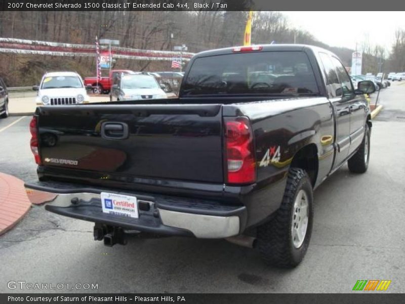 Black / Tan 2007 Chevrolet Silverado 1500 Classic LT Extended Cab 4x4