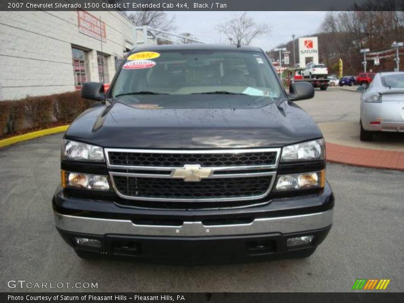 Black / Tan 2007 Chevrolet Silverado 1500 Classic LT Extended Cab 4x4