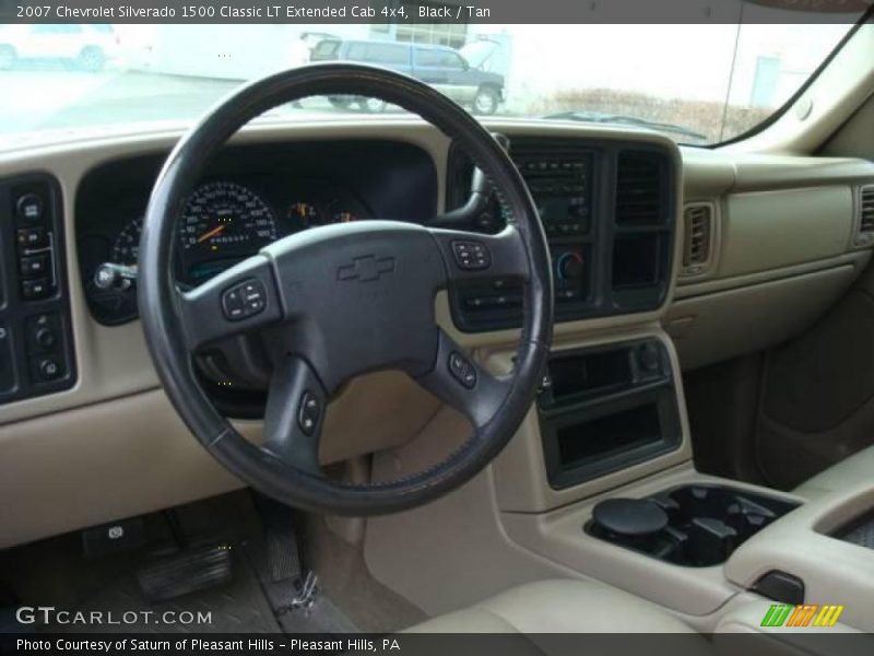 Black / Tan 2007 Chevrolet Silverado 1500 Classic LT Extended Cab 4x4