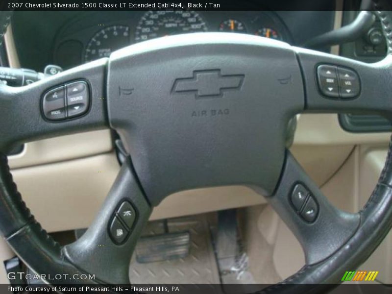 Black / Tan 2007 Chevrolet Silverado 1500 Classic LT Extended Cab 4x4