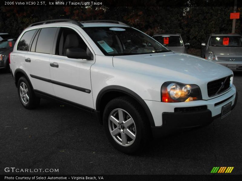 Ice White / Taupe/Light Taupe 2006 Volvo XC90 2.5T