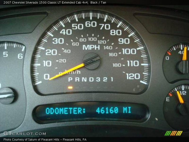 Black / Tan 2007 Chevrolet Silverado 1500 Classic LT Extended Cab 4x4