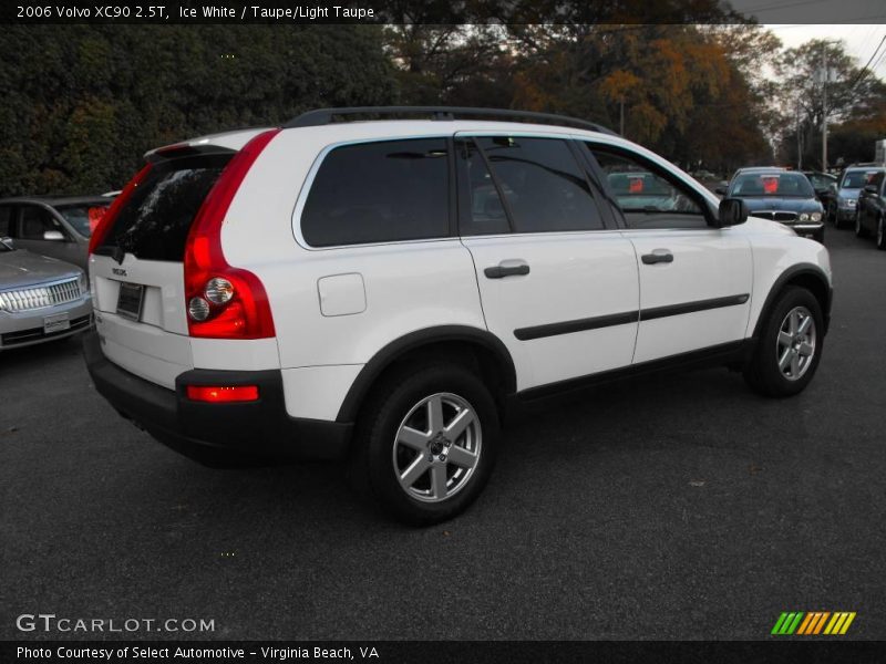 Ice White / Taupe/Light Taupe 2006 Volvo XC90 2.5T