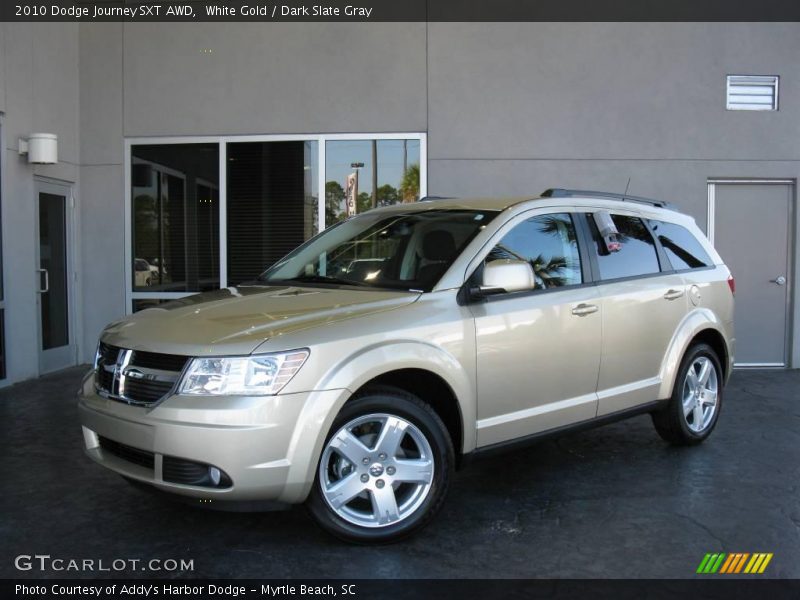 White Gold / Dark Slate Gray 2010 Dodge Journey SXT AWD