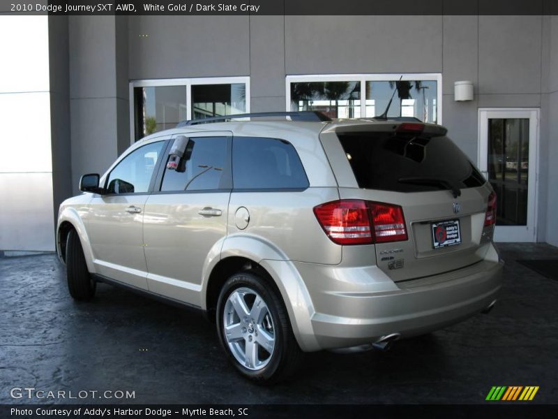 White Gold / Dark Slate Gray 2010 Dodge Journey SXT AWD