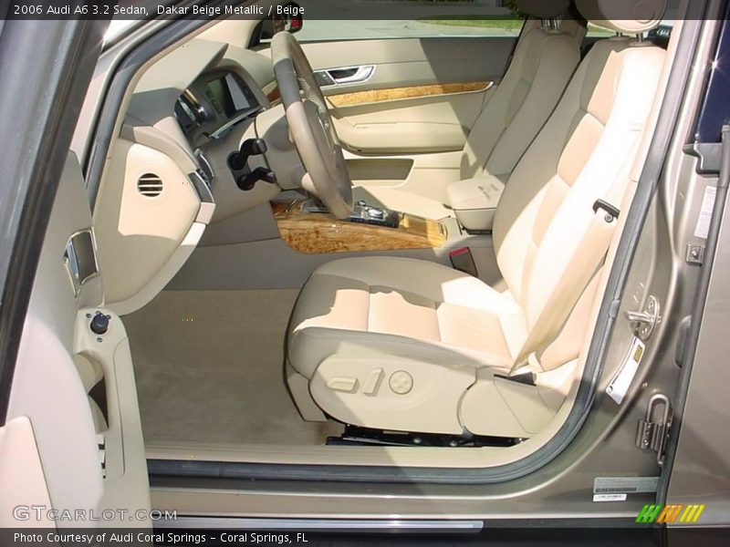Dakar Beige Metallic / Beige 2006 Audi A6 3.2 Sedan